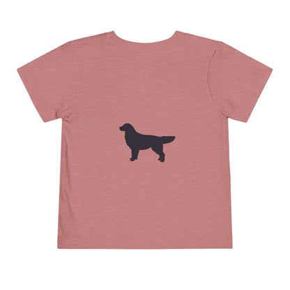 Golden Silhouette Toddler Unisex Short Sleeve Crewneck Tee
