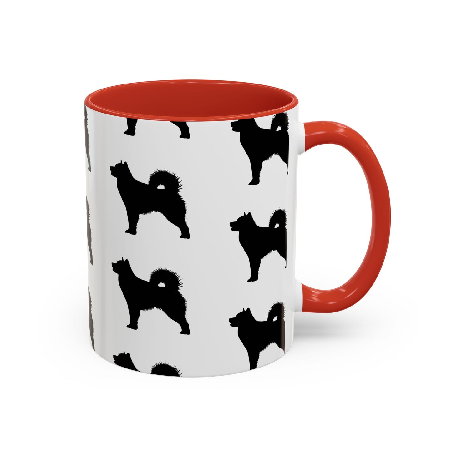 Malamute Silhouette 2-Tone Coffee Mug