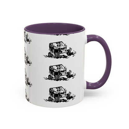 Slingin' Mud Side By Side 2-Tone Coffee Mug