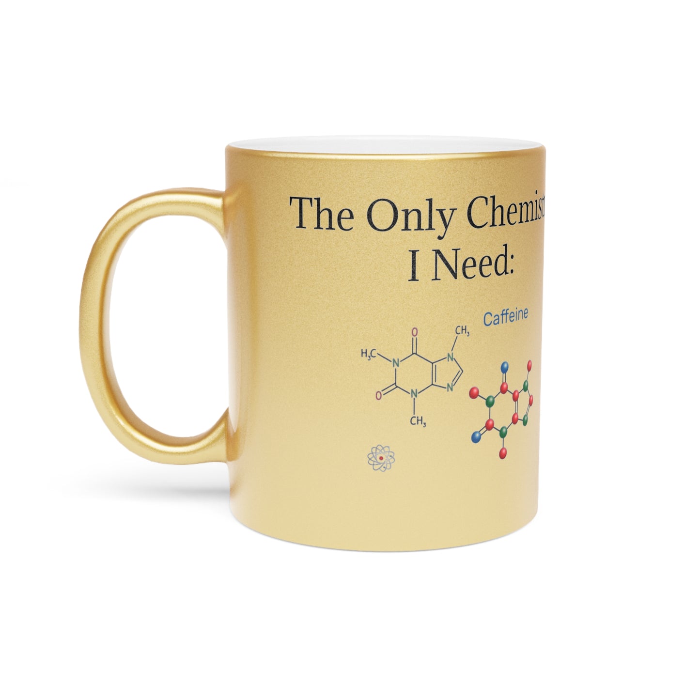 Chemistry Lesson Metallic Coffee Mug