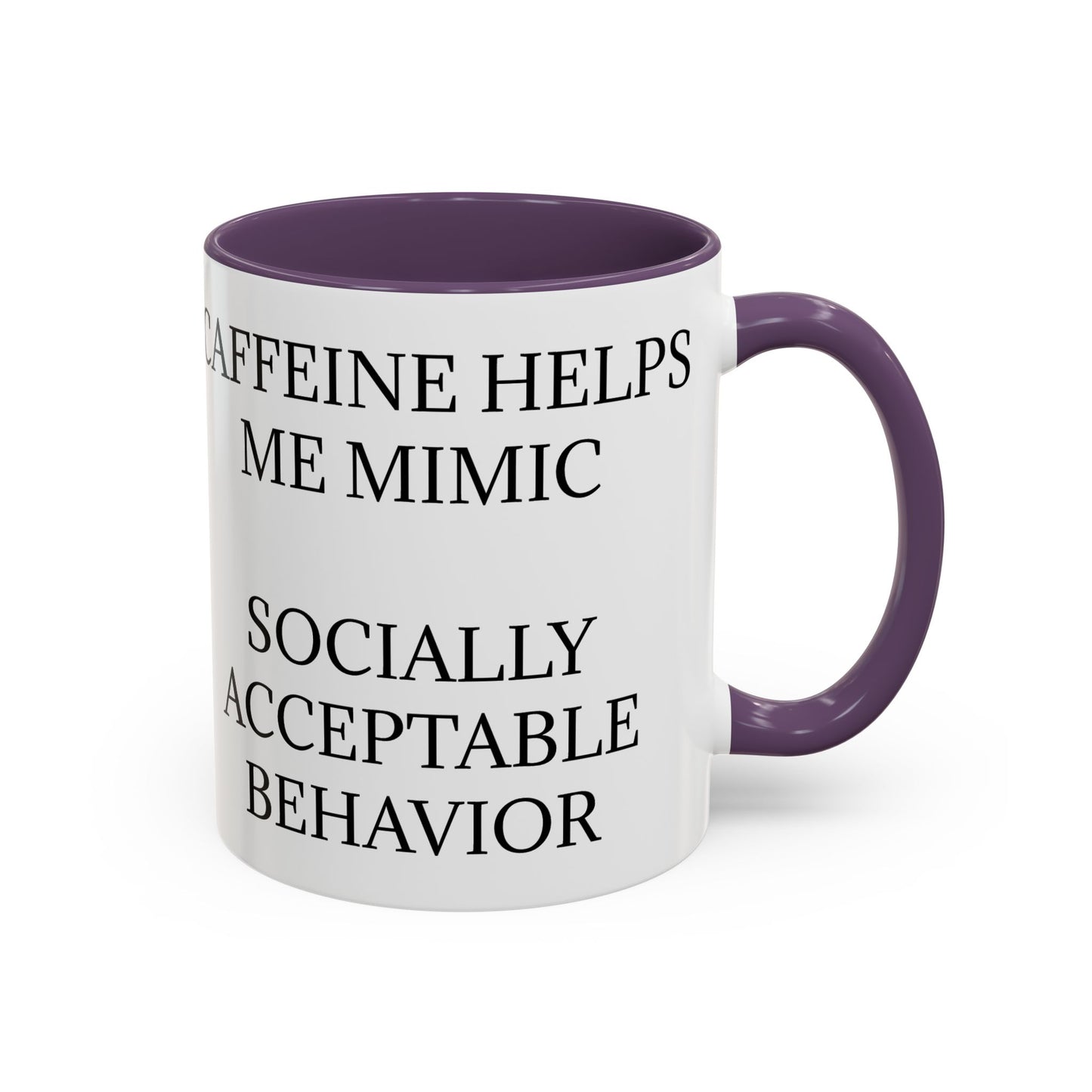 Socially Acceptable 2-Tone Coffee Mug