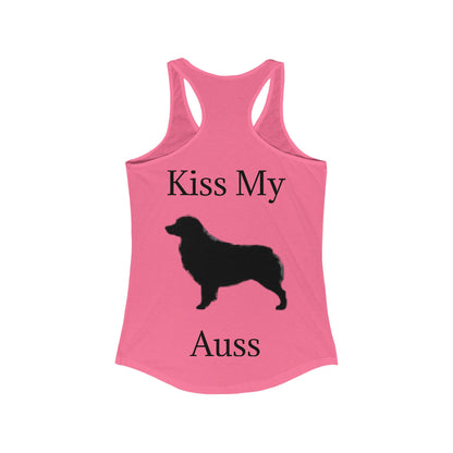 Kiss My Auss Women's Racerback Tank