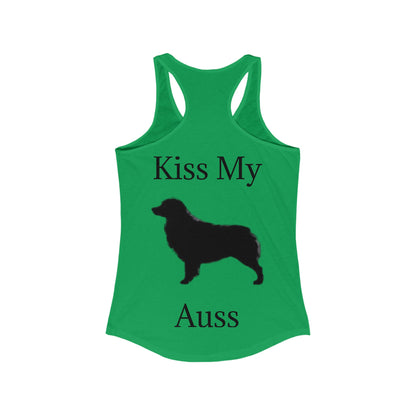 Kiss My Auss Women's Racerback Tank