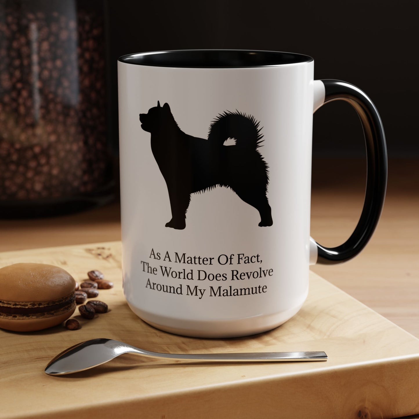 Matter Of Fact Malamute 2-Tone Coffee Mug