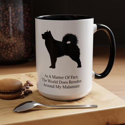 Matter Of Fact Malamute 2-Tone Coffee Mug