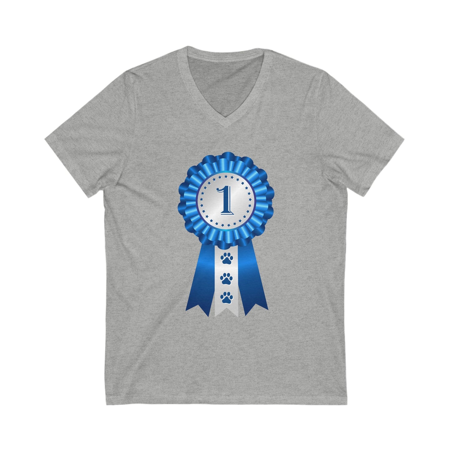 Show Ribbon Unisex Short Sleeve V-Neck Tee