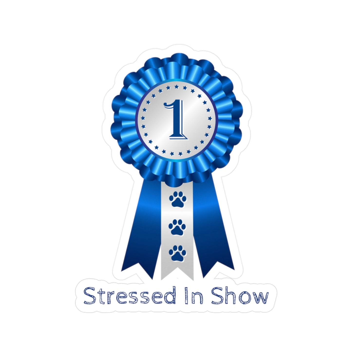 Stressed In Show Vinyl Decal