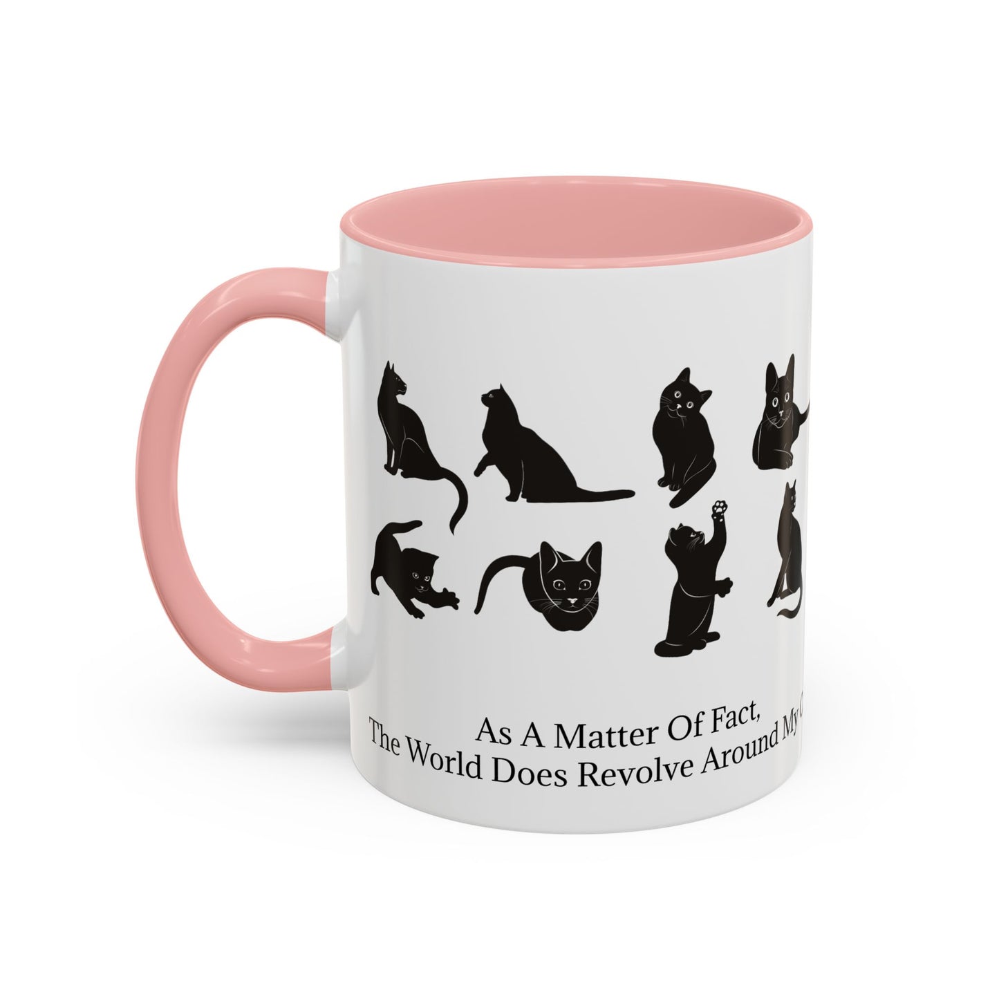 Matter Of Fact Cat 2-Tone Coffee Mug