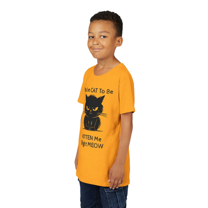 Kitten Me Youth Unisex Short Sleeve Crewneck Tee