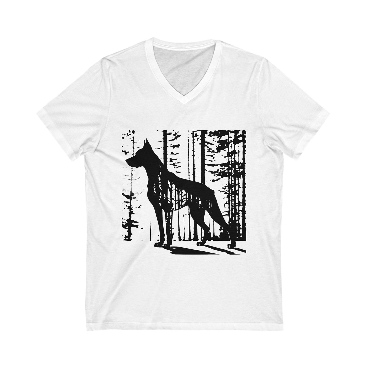 Guardian Of The Forest Unisex Short Sleeve V-Neck Tee