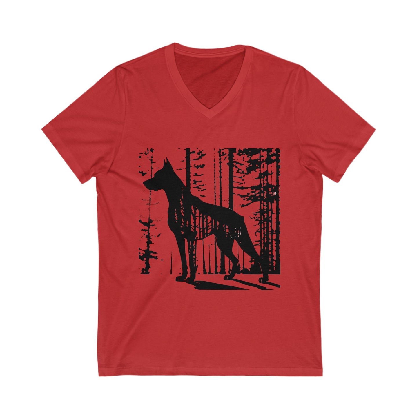 Guardian Of The Forest Unisex Short Sleeve V-Neck Tee