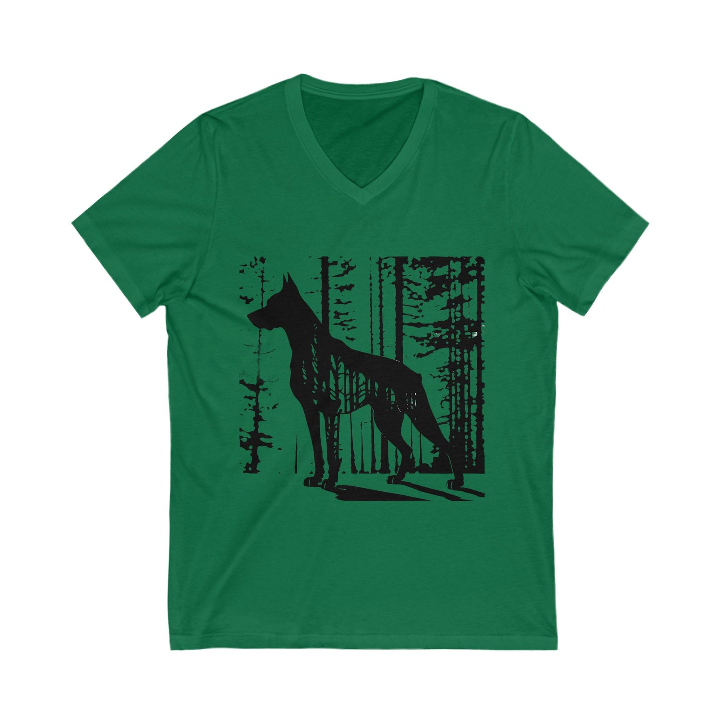 Guardian Of The Forest Unisex Short Sleeve V-Neck Tee