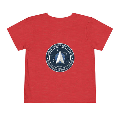 US Space Force Toddler Unisex Short Sleeve Crewneck Tee