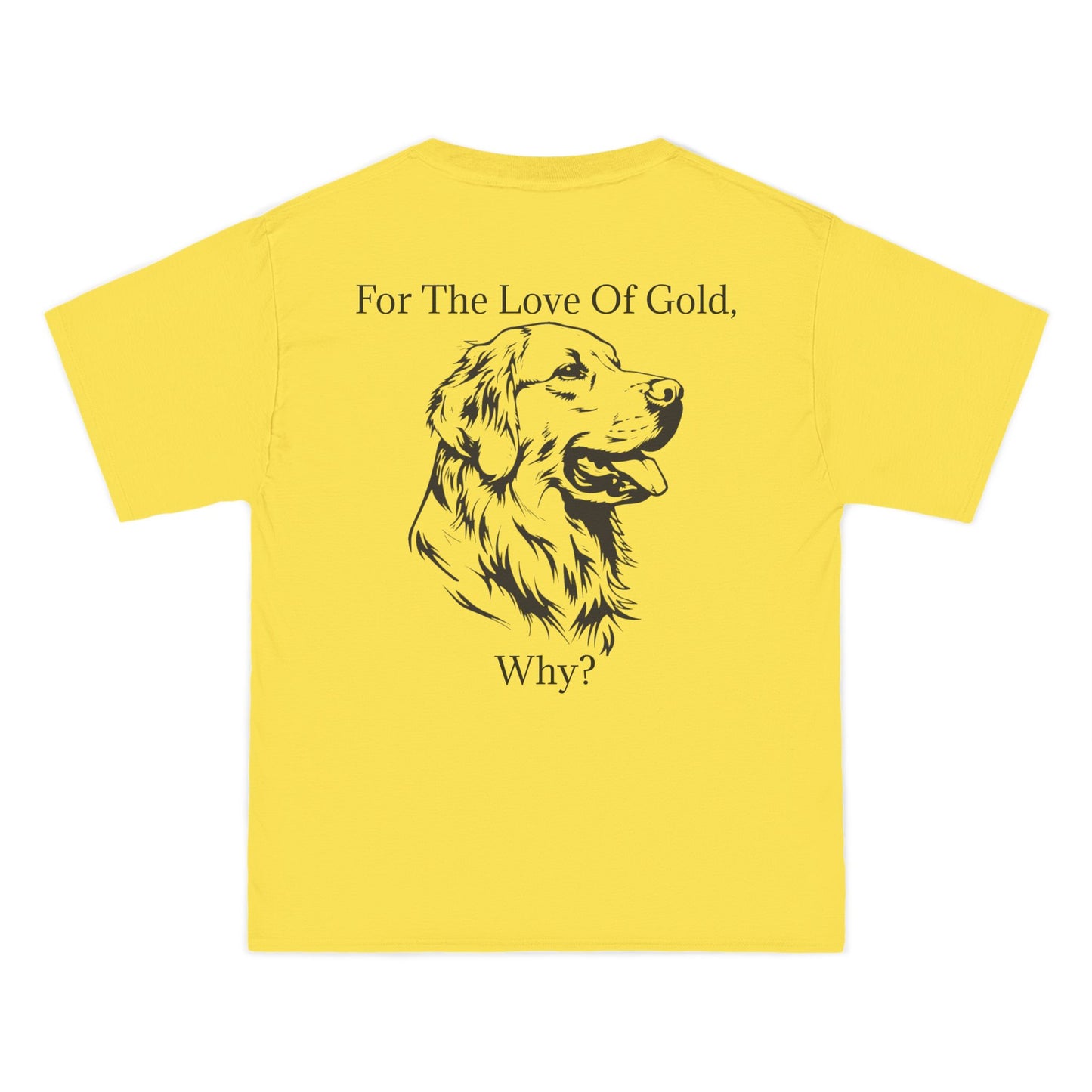 For The Love Of Gold Men's Short-Sleeve Crewneck Tee