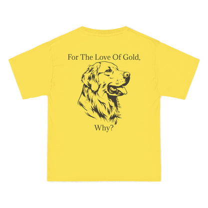 For The Love Of Gold Men's Short-Sleeve Crewneck Tee