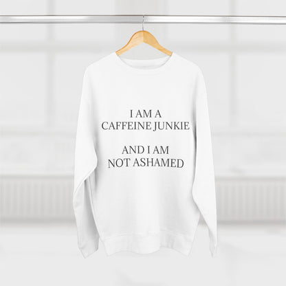 Caffeine Junkie Unisex Crewneck Sweatshirt