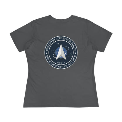 US Space Force Women's Short Sleeve Crewneck Tee