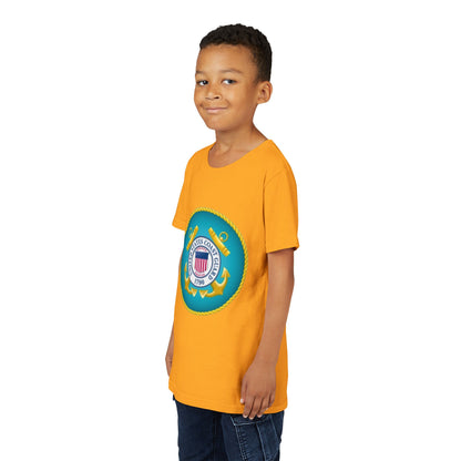 US Coast Guard Youth Unisex Short Sleeve Crewneck Tee