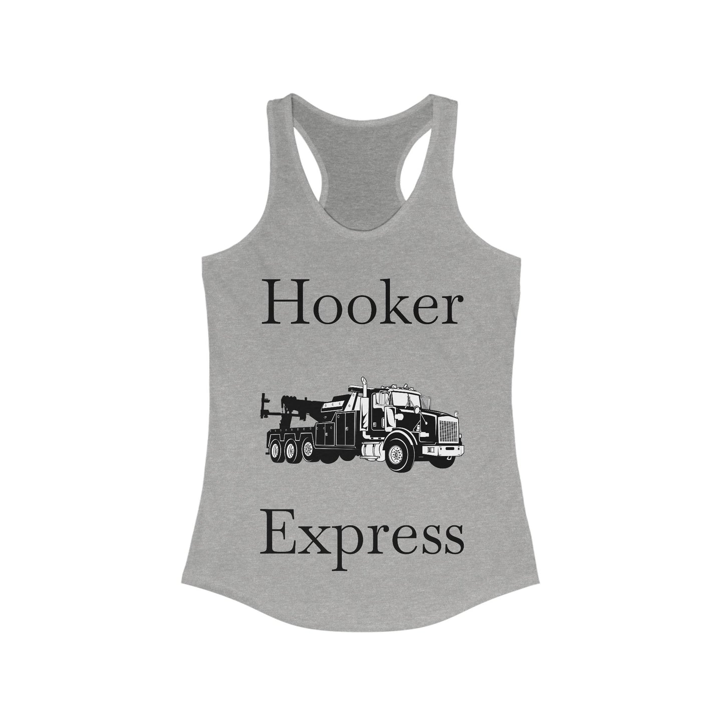 H**ker Express Heavy Tow Truck Women's Racerback Tank