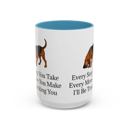 Tracking You 2-Tone Coffee Mug