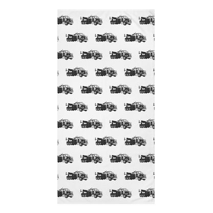 Heavy Tow Truck Mink-Cotton  Beach Towel