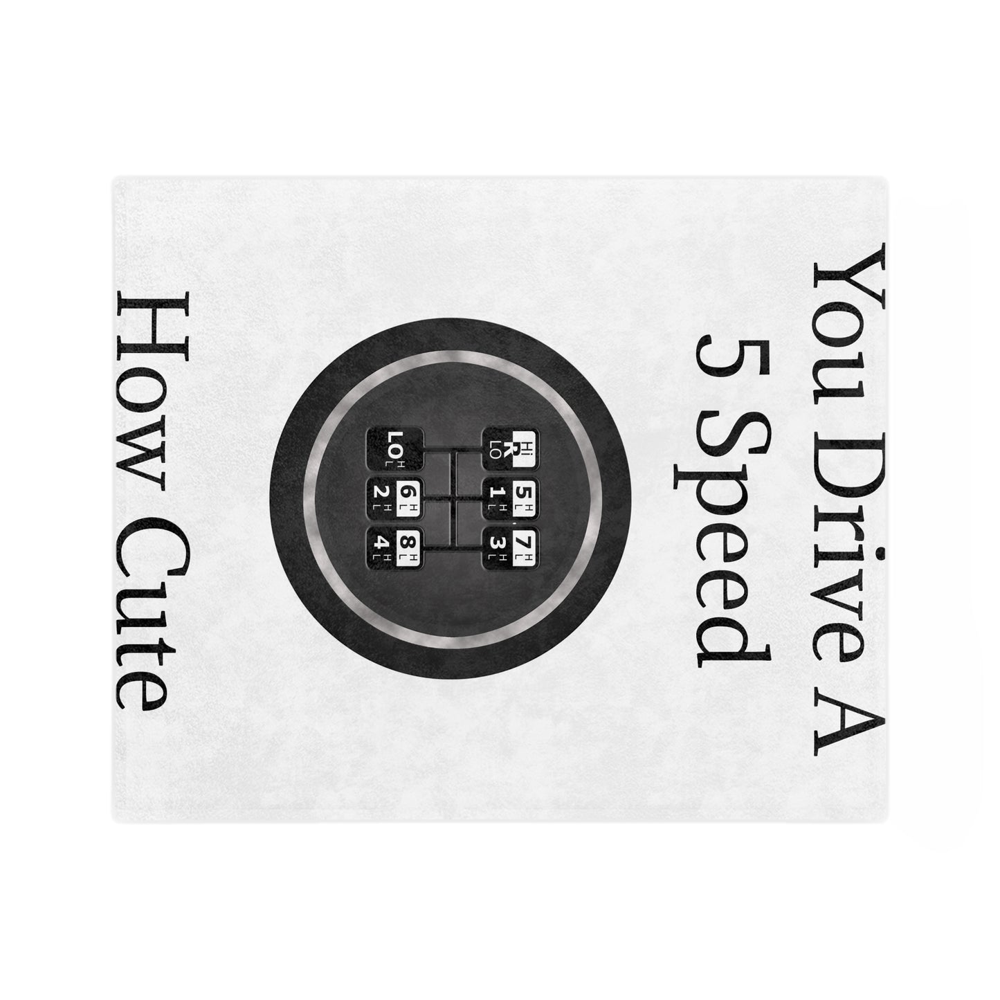 5 Speed How Cute Velveteen Microfiber Blanket