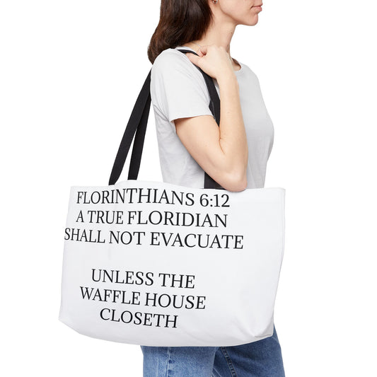 Florinthians 6:12 Weekender Tote Bag
