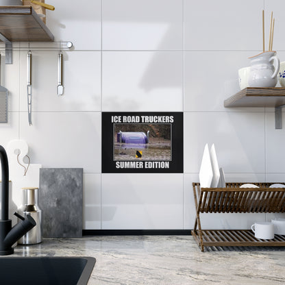 Ice Road Truckers Ceramic Photo Tile