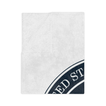 US Space Force Velveteen Microfiber Blanket