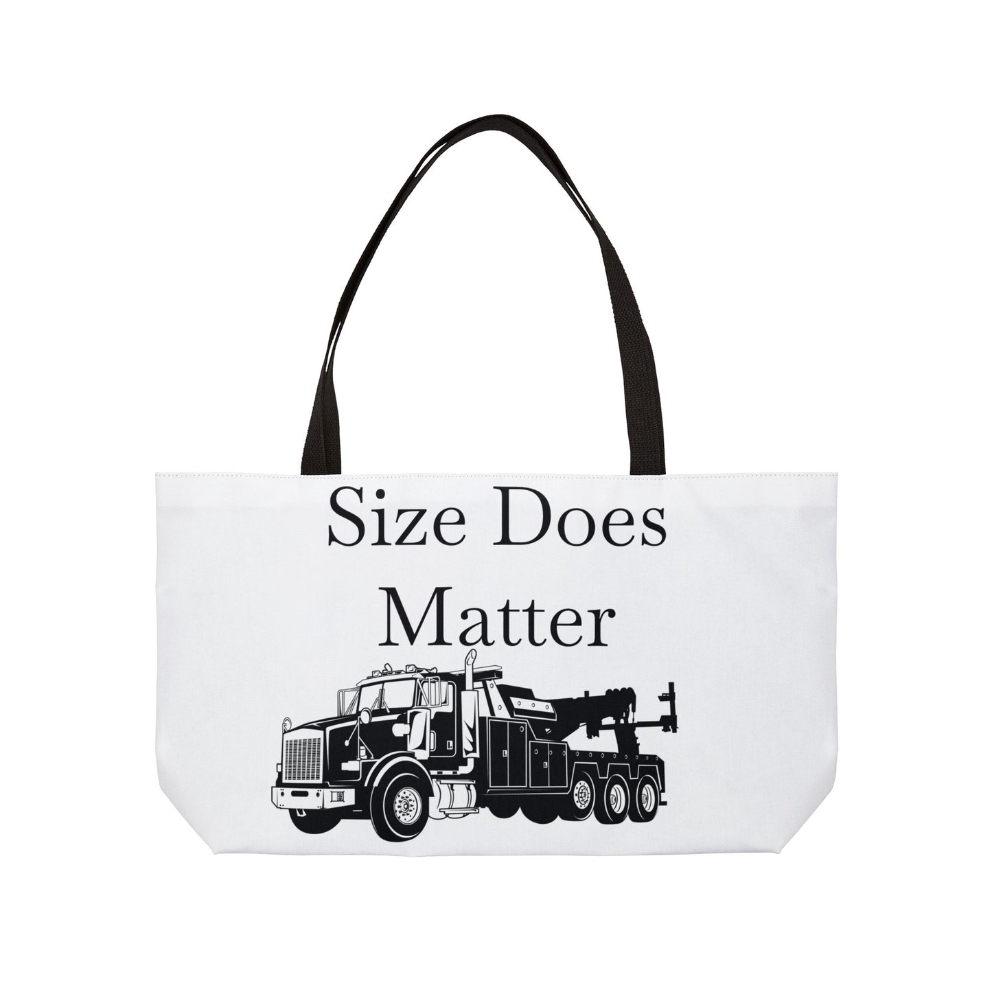 Size Does Matter Weekender Tote Bag