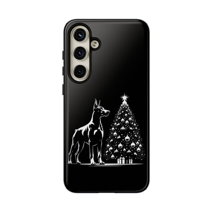 Doberman Christmas Tree Samsung Case