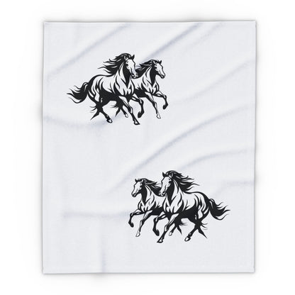 Horsin' Around Arctic Fleece Blanket