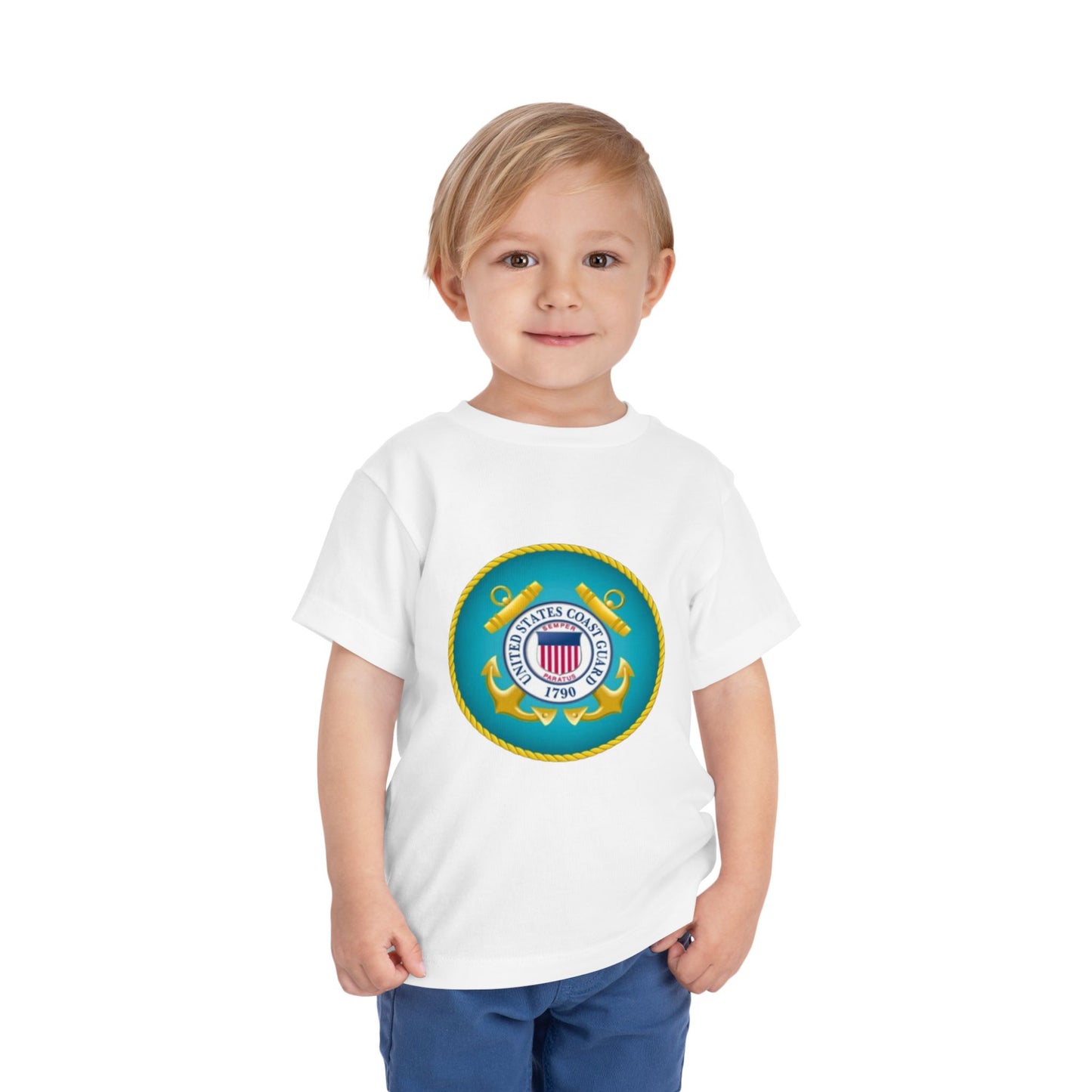 US Coast Guard Toddler Unisex Short Sleeve Crewneck Tee