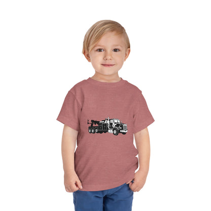 Heavy Tow Truck Toddler Unisex Short Sleeve Crewneck Tee