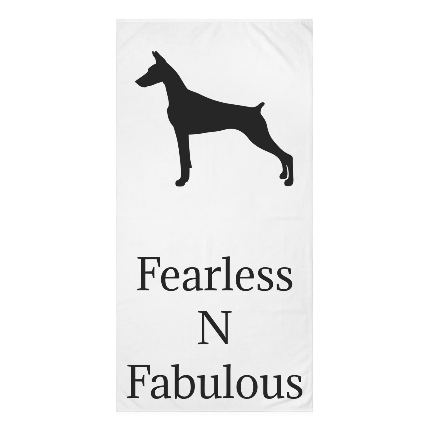 Fearless N Fabulous Mink-Cotton  Beach Towel