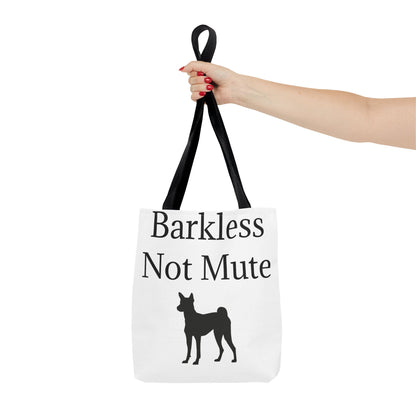 Barkless Not Mute Tote Bag