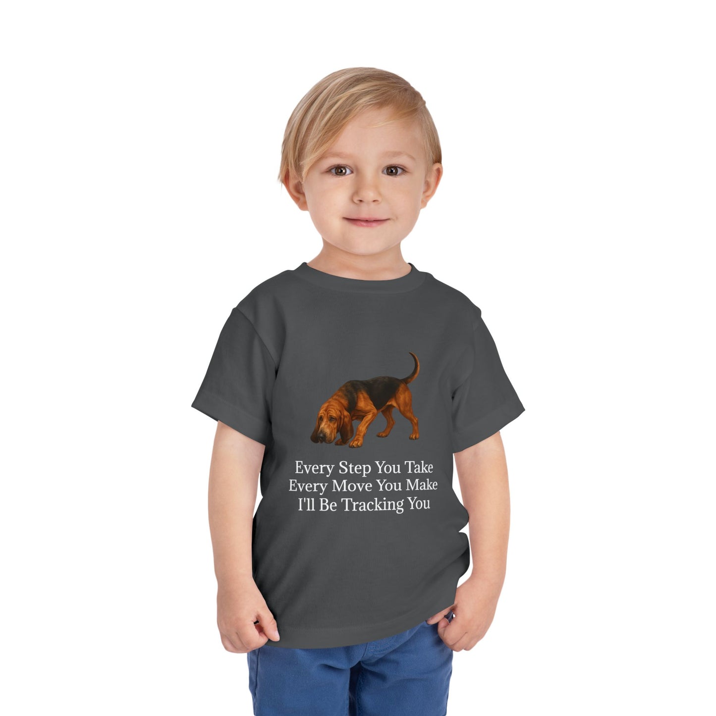Tracking You Toddler Unisex Short Sleeve Crewneck Tee