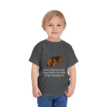 Tracking You Toddler Unisex Short Sleeve Crewneck Tee
