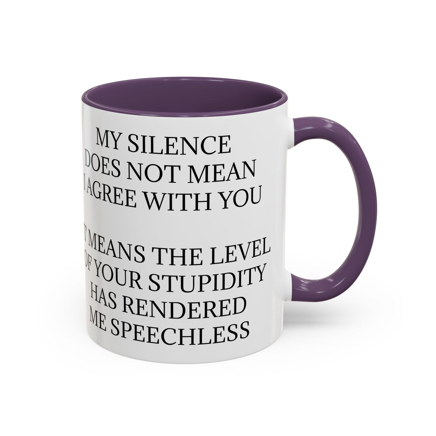 Speechless 2-Tone Coffee Mug