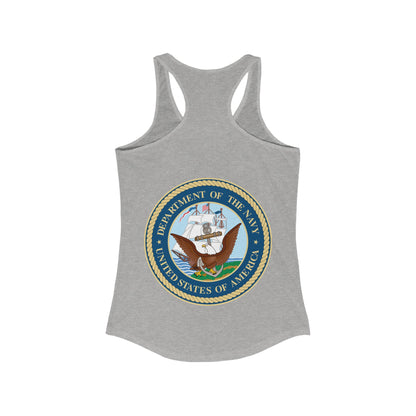 US Navy Women's Racerback Tank
