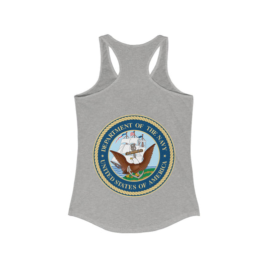 US Navy Women's Racerback Tank