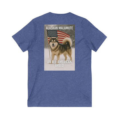 All-American Breed Unisex Short Sleeve V-Neck Tee