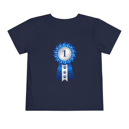 Show Ribbon Toddler Unisex Short Sleeve Crewneck Tee