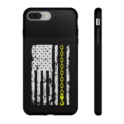 Thin Yellow Line iPhone Case