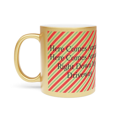 Here Comes Amazon Metallic Coffee Mug