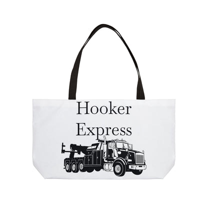 H**ker Express Heavy Tow Truck Weekender Tote Bag