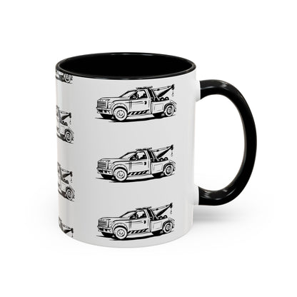 Wheel Lift Tow Truck 2-Tone Coffee Mug