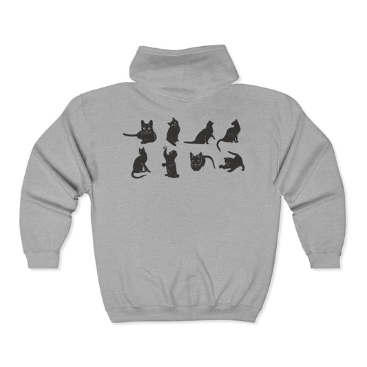 Cats Unisex Full Zip Hoodie