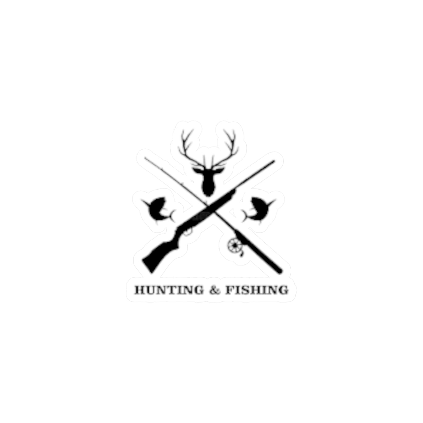 Hunting/Fishing Vinyl Decal