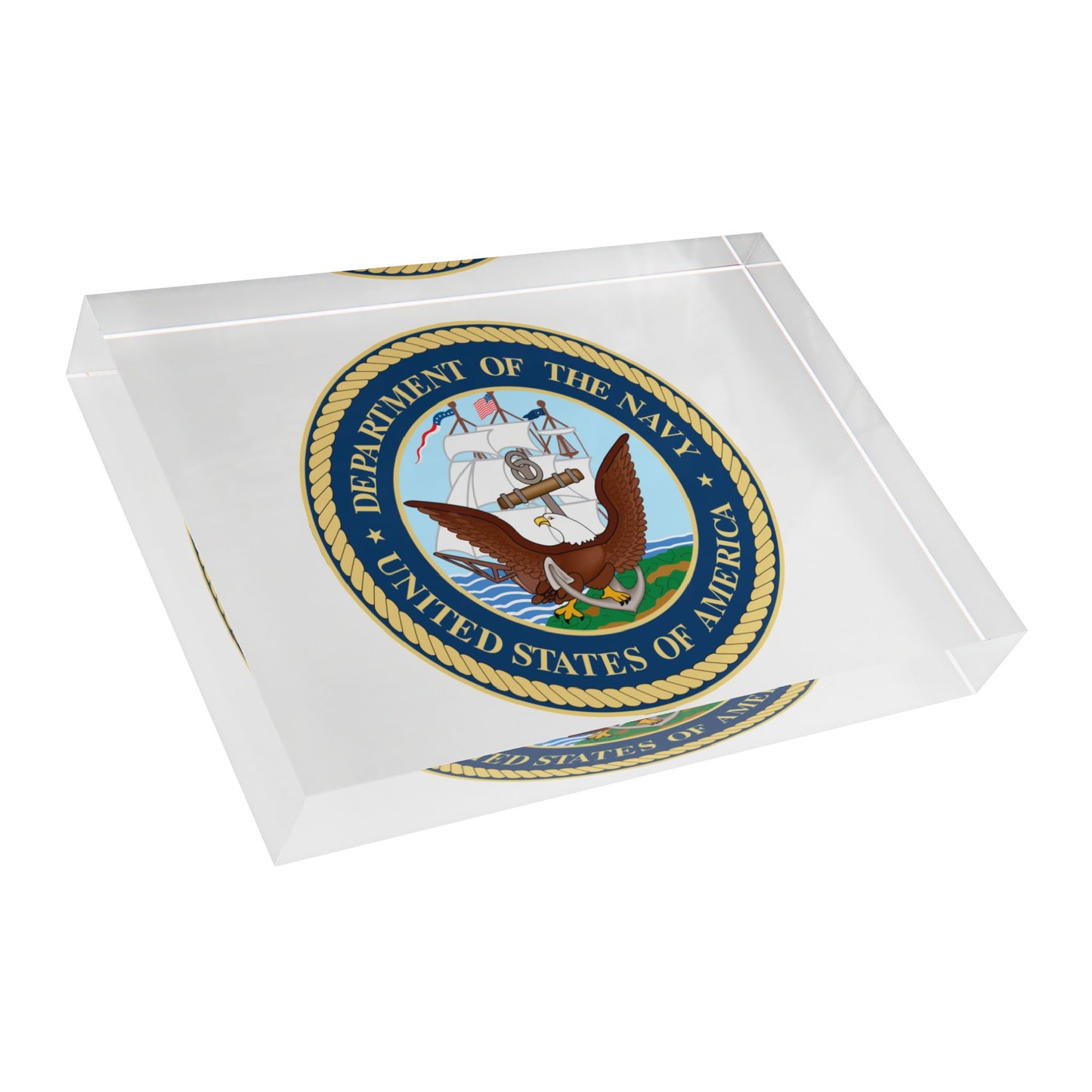 US Navy Acrylic Photo Block